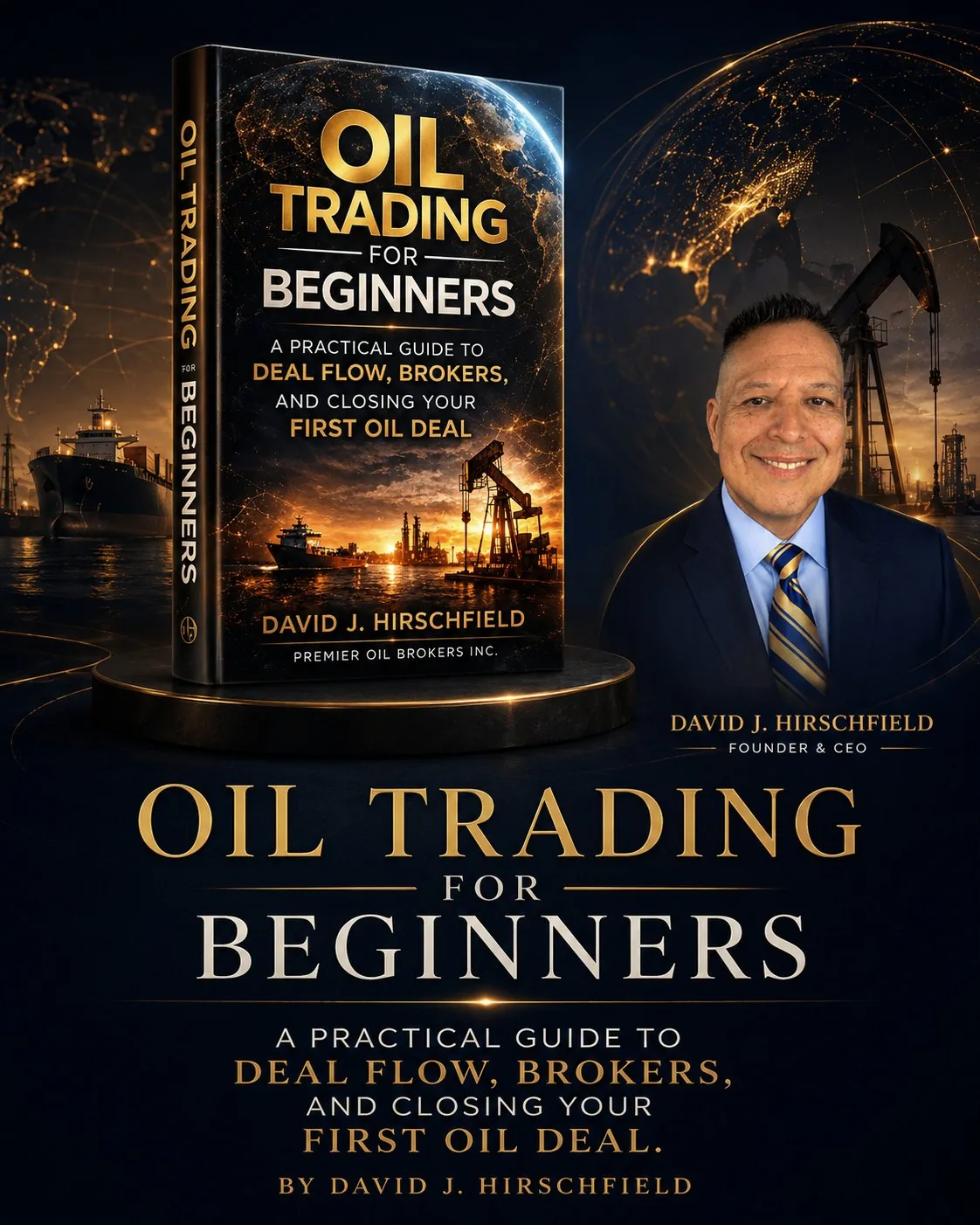 Oil Trading for Beginners — book cover